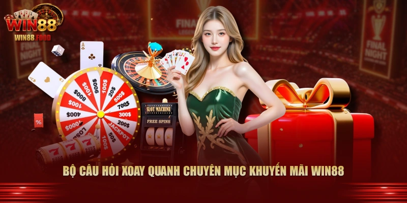 Bộ câu hỏi xoay quanh chuyên mục khuyến mãi WIN88