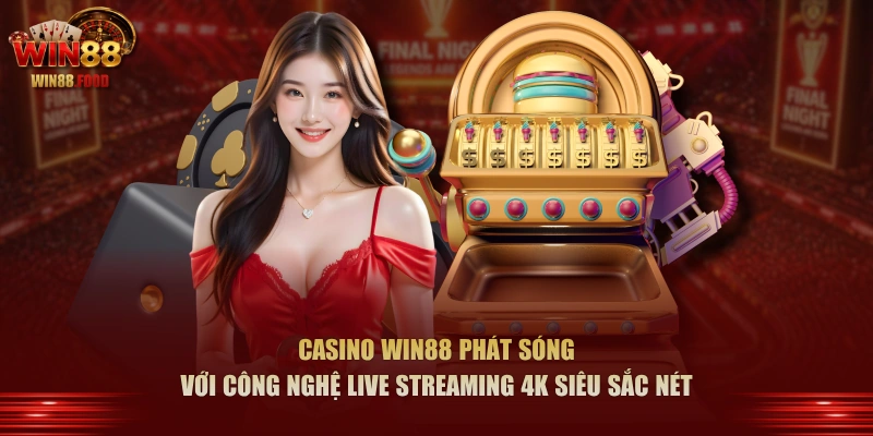 Casino WIN88 phát sóng với công nghệ Live Streaming 4K siêu sắc nét