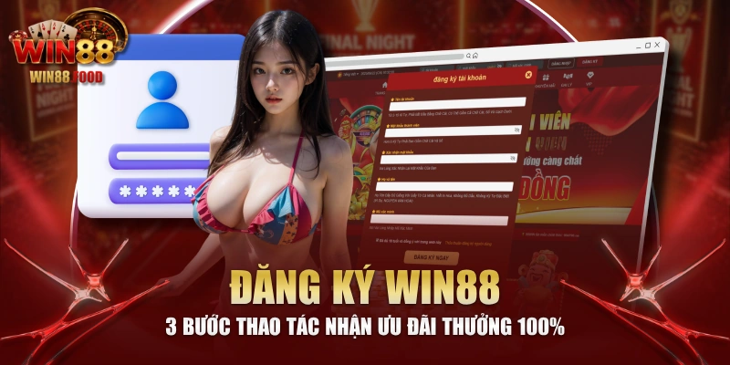 Đăng Ký WIN88 - 3 Bước Thao Tác Nhận Ưu Đãi Thưởng 100%