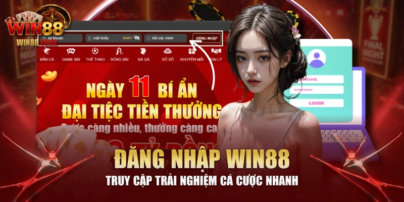 Đăng Nhập WIN88 - Truy Cập Trải Nghiệm Cá Cược Nhanh
