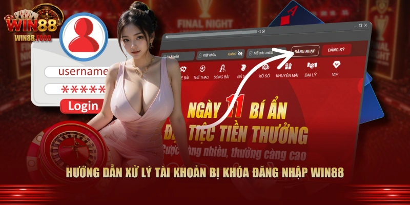 Hướng dẫn xử lý tài khoản bị khóa đăng nhập WIN88