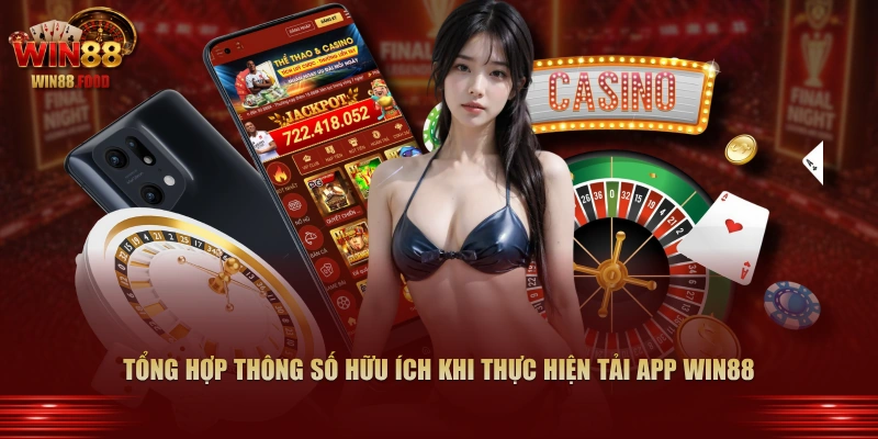 Tổng hợp thông số hữu ích khi thực hiện tải app WIN88